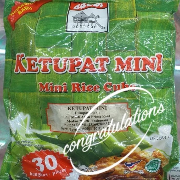 

KETUPAT MINI # MINI RICE CUBE # 30 pc