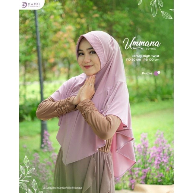 NEW PREMIUM DAILY HIJAB Bergo Syar'i Ummana Hijab Instant Ummana ORI Daffi Hijab