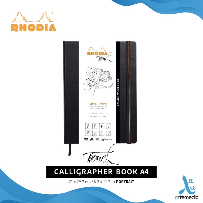 

Buku Sketsa Rhodia Touch A4 Sili Japon Calligrapher Sketchbook