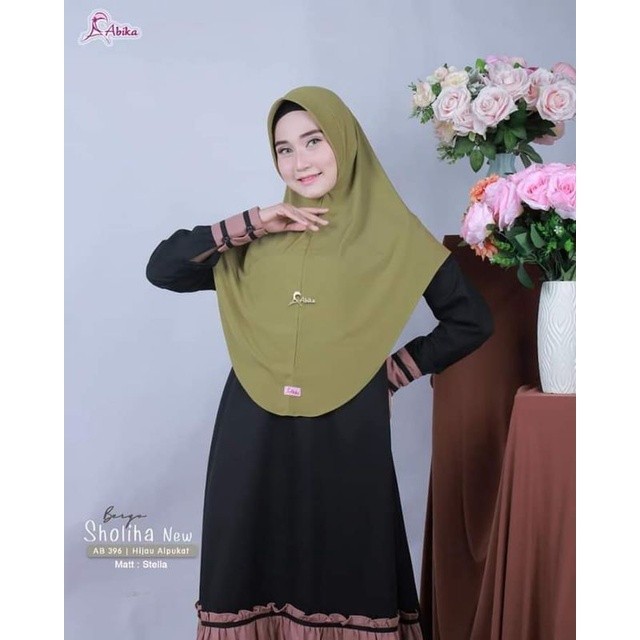 NEW PREMIUM DAILY HIJAB BERGO ABIKA SHOLIHA JILBAB INSTAN JILBAB COUPLE