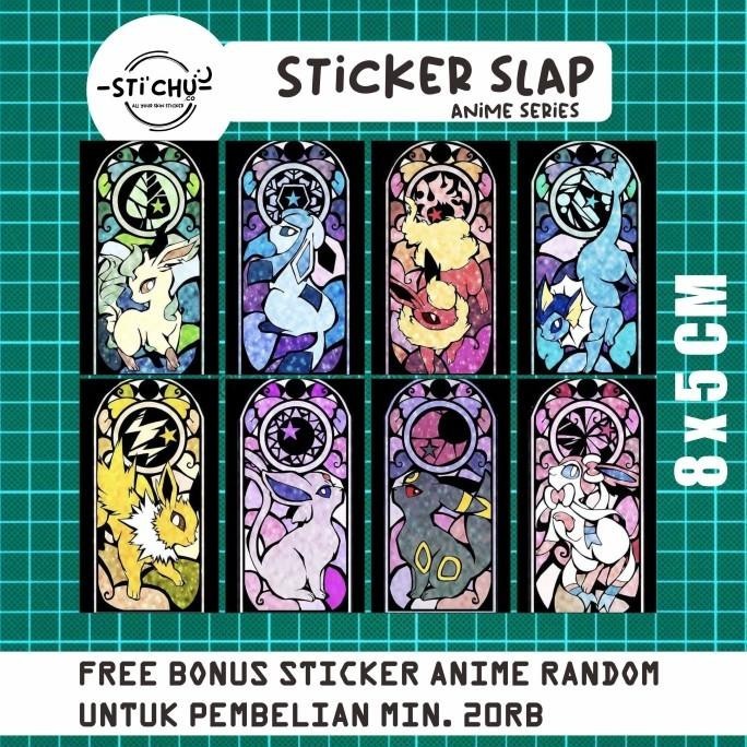 

Sticker Slap Pokemon Eevolution Vinyl Anti Air tumbler laptop hp Berkah 99