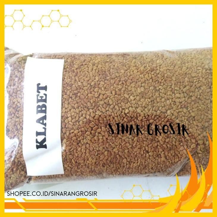 

BIJI KLABET 500GR - BIJI FENUGREEK KUALITAS BAGUS KUALITAS SUPER