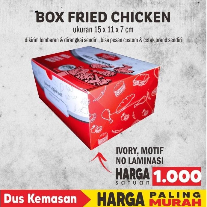 

cusss order] Box Fried Chicken Foodgrade