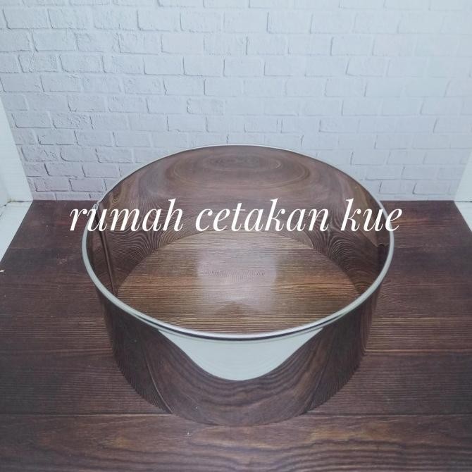 

Termantab] ring cutter bulat stainless ukuran 24cm/cutter square/ pemotong