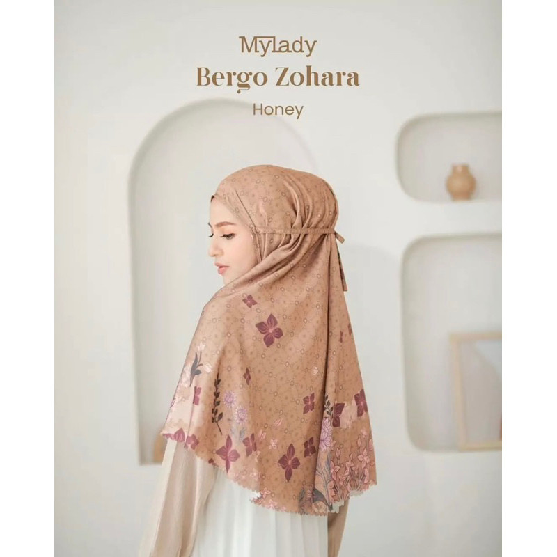 NEW PREMIUM DAILY HIJAB ZOHARA BERGO MY LADY