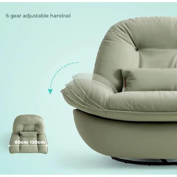 New  Recliner 04 Sofa - Sofa Recliner Santai Mekanis Manual Kulit Tokosentosa07