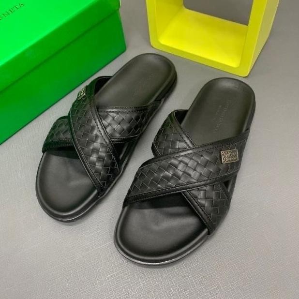 Sandal Branded Mewah Pria Premium Import Mirror / Sandal Pria  #060 Jayasentosa07