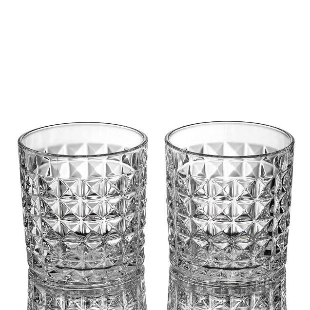 [Murahkan] One Two Cups Gelas Whisky Crystal Old Fashion Rock Glass 300ml - DM303