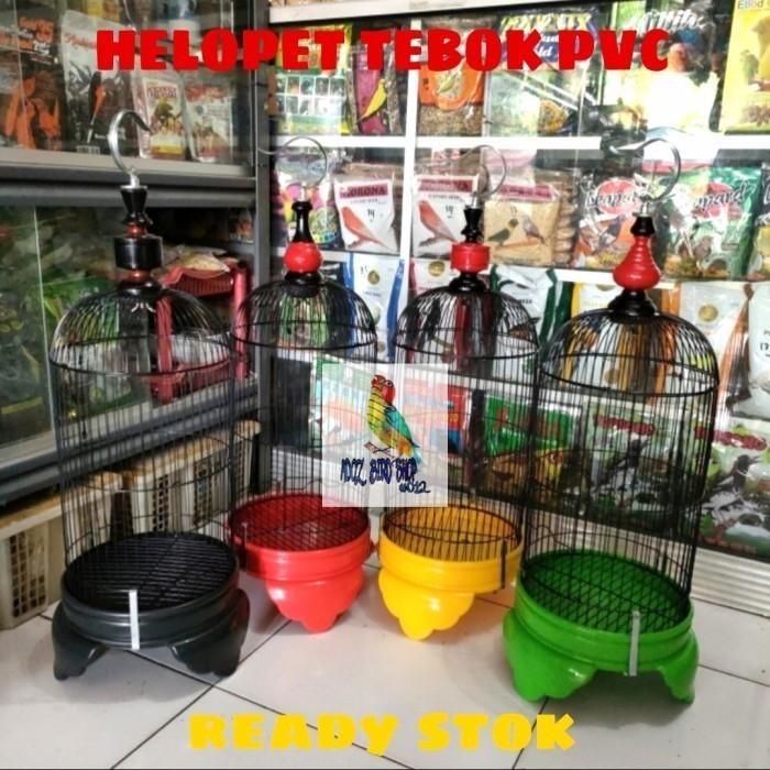 PROMO|NEW|TERBARU SANGKAR/KANDANG BESI PLECI HELOPET TEBOK PVC BAHAN
