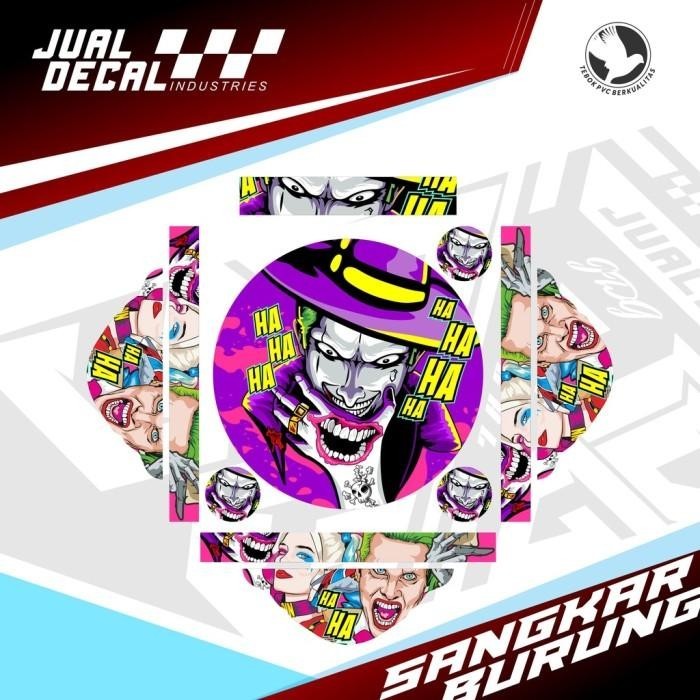 STIKER SANGKAR LOVEBIRD QUEEN JOKER | STIKER TEBOK LOVEBIRD PVC