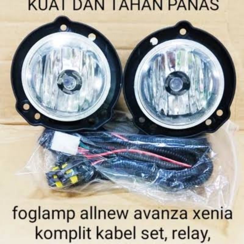 Foglamp Lampu Kabut Fog Lamp Mobil All New AVANZA XENIA Grand Great New AVANZA XENIA 2012 2013 2014 