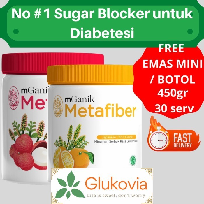 

Ready ASLI mGanik Metafiber M Ganik Fiber 450gr Diabetes 450 gram mitafiber
