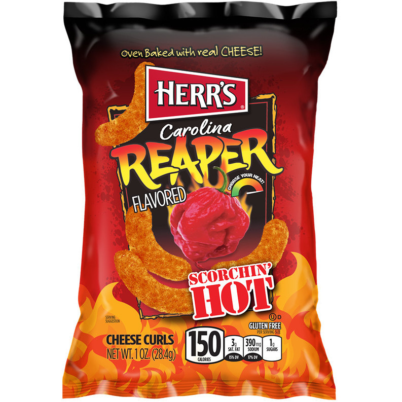 

TERPERCAYA HERR'S CHEESE CURLS HERRS SNACK IMPORT USA