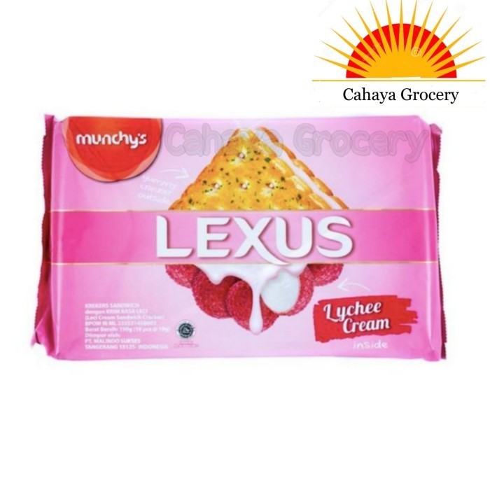 

PROMO SPECIAL Biscuit Lexus Lychee Cream (Biskuit Lexus Rasa Leci) 190 Gram