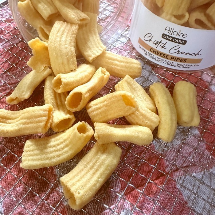 

BERGARANSI Keto Snack Cistik Cheese Pipes Stick Gluten Free Lowcarb Aman Diabetes