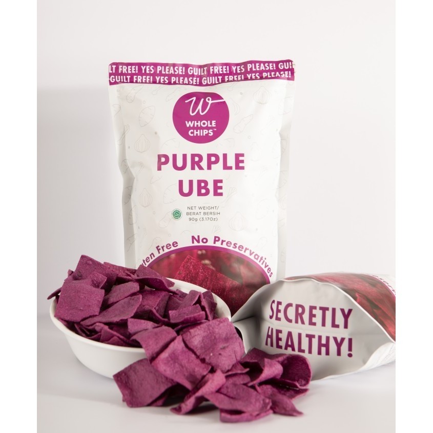 

BOOM SALE Keripik Ubi Ungu Whole Chips Purple Ube 90gr - Keripik Sehat Bebas MSG