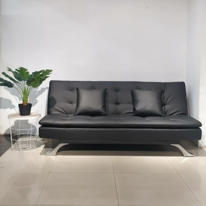 (GRATIS ONGKIR) Sofa Bed Kulit / Sofa Ruang Tamu / Sofabed INFORMA