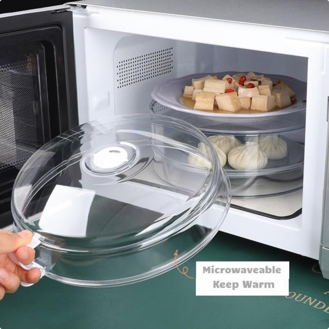 ORIGINAL PRODUK RAK TUDUNG SAJI TINGKAT MICROWAVE PENUTUP MAKANAN LILISTORE44