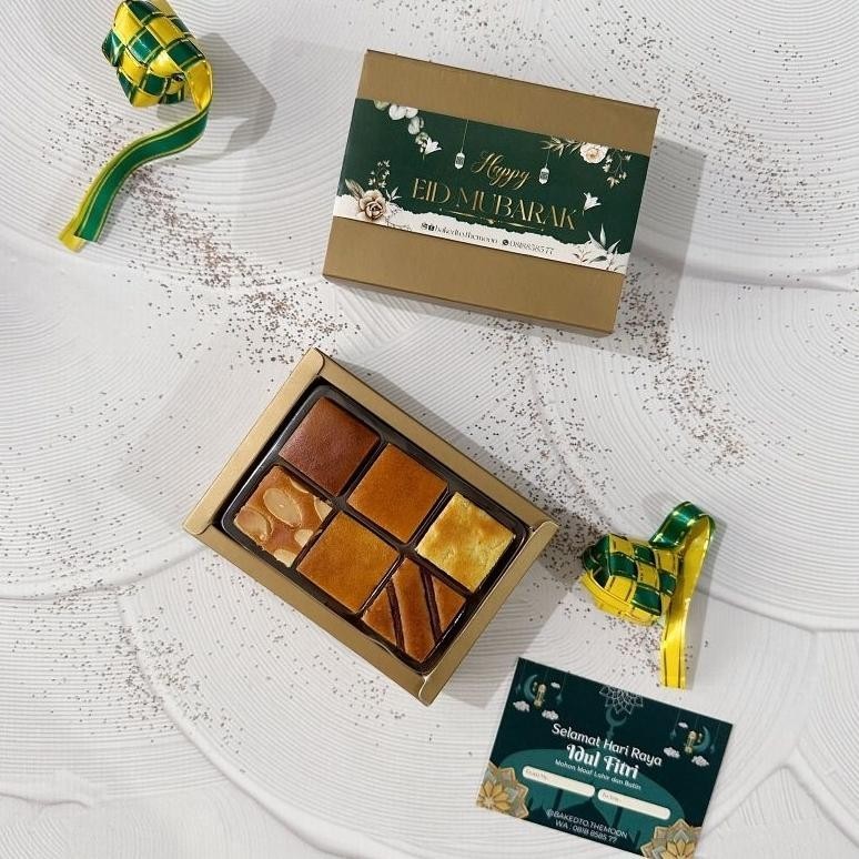 

Siap Kirim !!! Hampers Idul Fitri Lapis Legit Bite Mini Size Isi 6Pcs, Lapis Legit Bite Premium Butter, Lapis Legit Mini