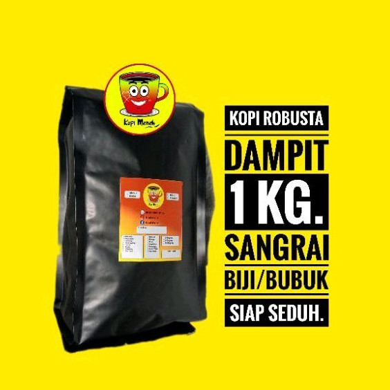 

Kopi Robusta Dampit Kopi Biji/Kopi Bubuk/Kopi Giling 500gram/1 Kg