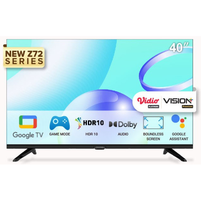 Coocaa 40Z72 Led Google Tv 40 Inch Full Hd Smart Tv Hdr