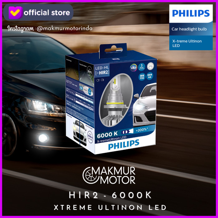 Lampu Mobil Philips Hir2 Xtreme Ultinon 6000K