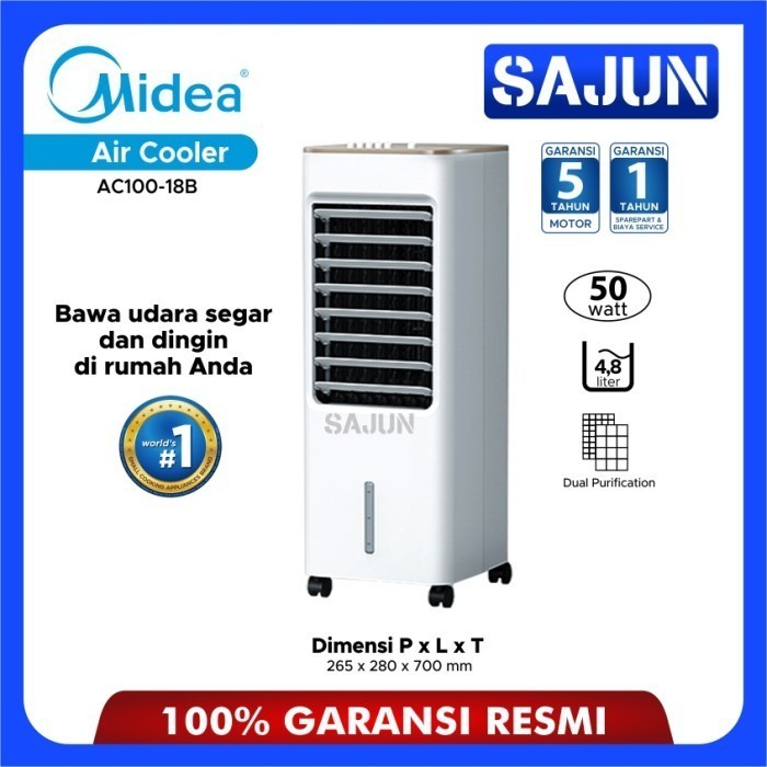 Midea Air Cooler Ac100-18B Penyejuk Udara Midea