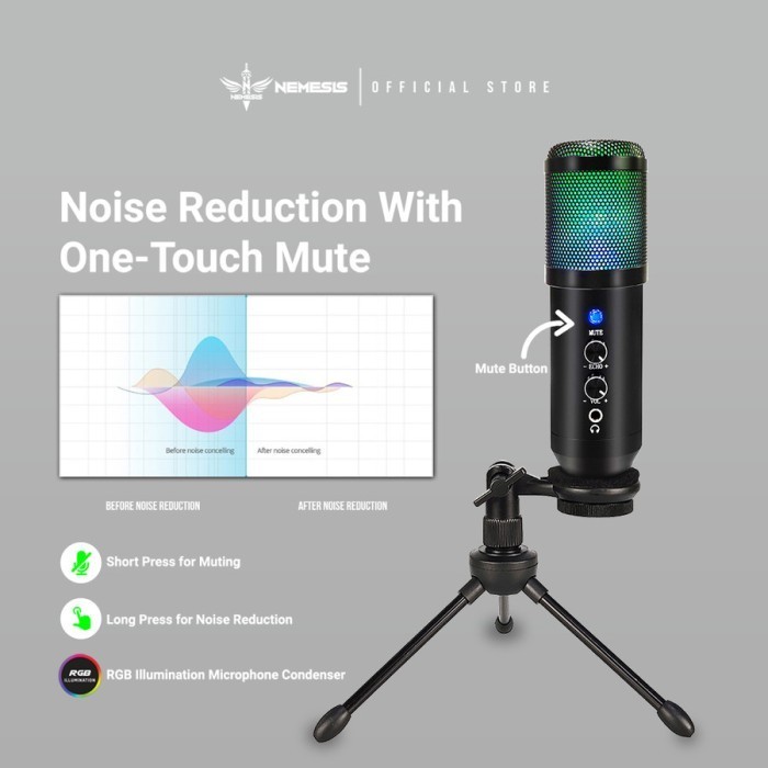 Nyk Mcn-07 Trident Rgb Microphone