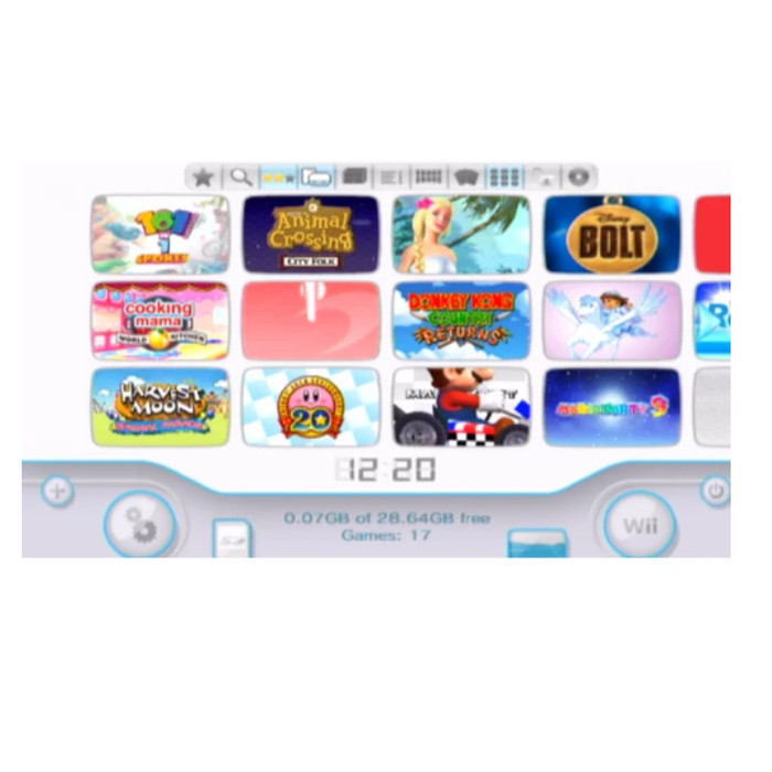 Hdd Nintendo Wii Harddisk Hardiskexternal 750Gb Bonus Game Populer Wii