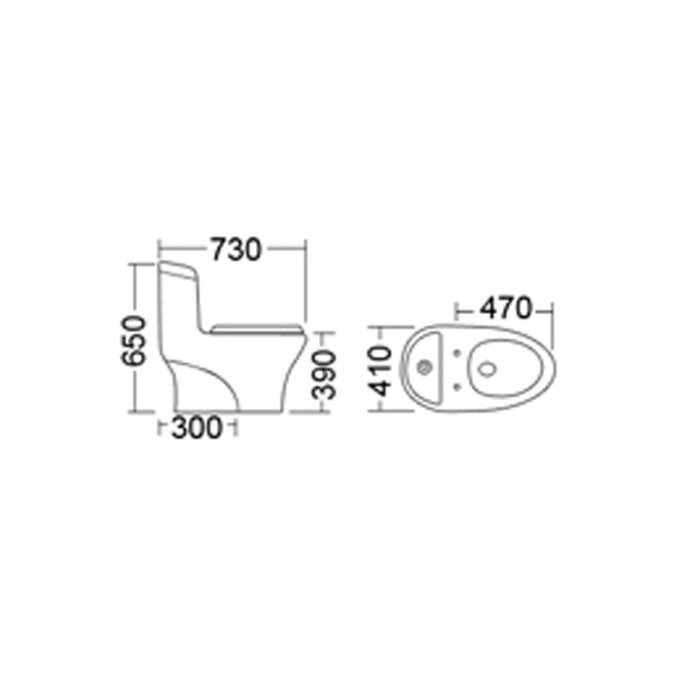 Closet Oulu A865N / Oulu A 865 N