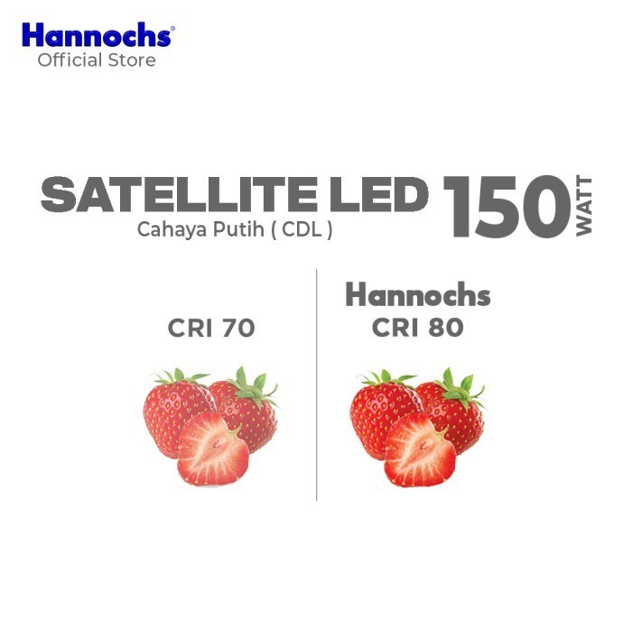 Hannochs Lampu Highbay Led Satellite Led 150W Cahaya Putih - Ufo