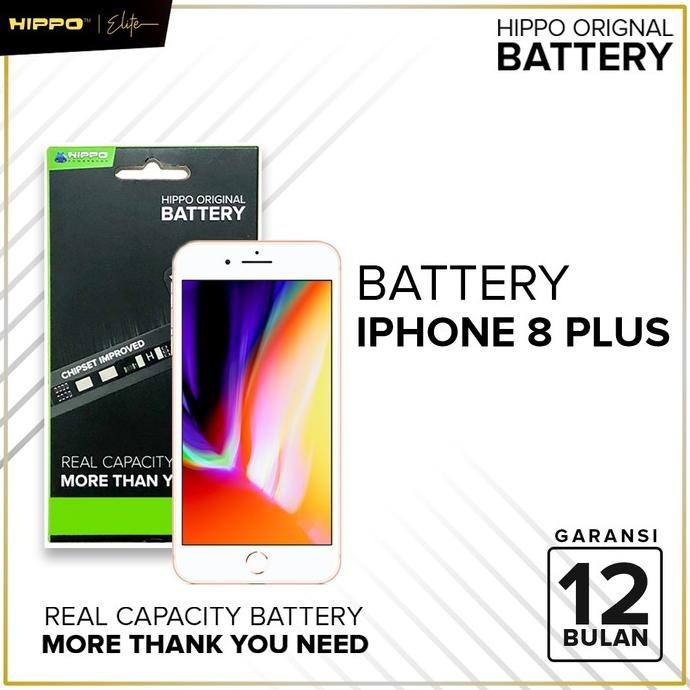 Hippo Baterai ORI 100% Iphone 8 Plus Original Battery Batre Batu Batre