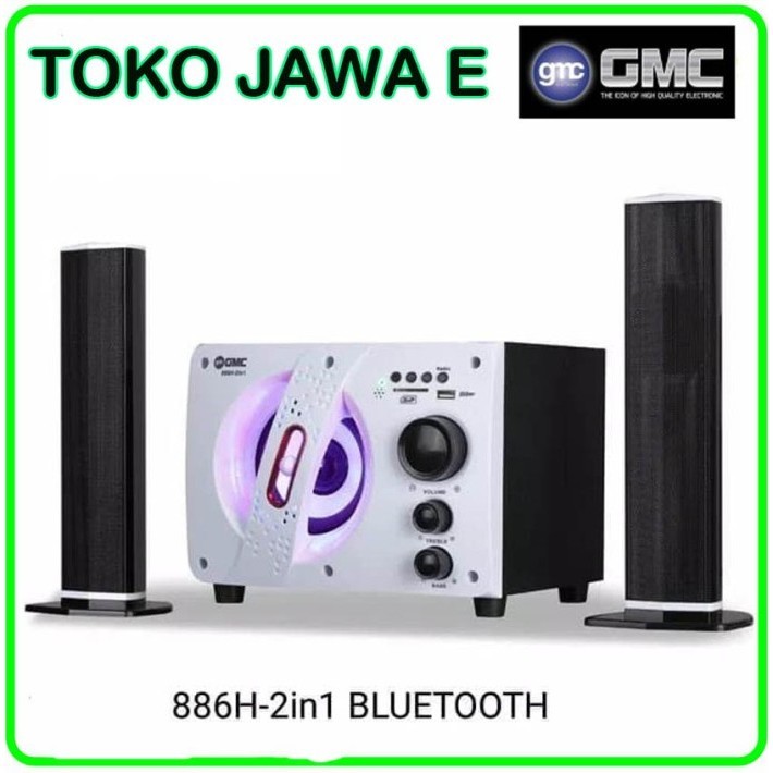Gmc 886H Speaker Multimedia Bluetooth Fm Radio Model Baru