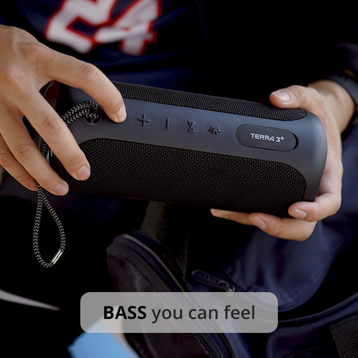 Eggel Terra 3 Plus + Waterproof Bluetooth Speaker With Rgb Lights