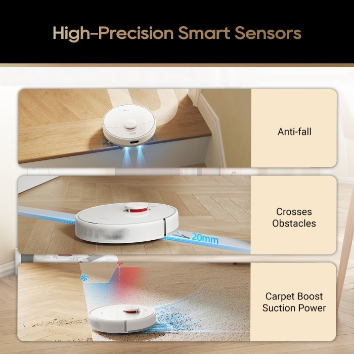 Dreame D9 Max Robot Vacuum And Mop Lds Navigation Mobile App