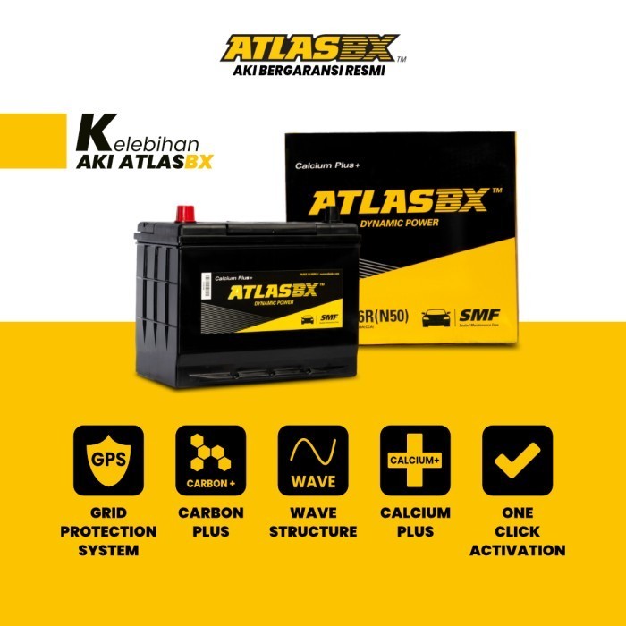 Aki Mobil Daihatsu Xenia Atlasbx Ns60 - Aki Kering Mobil