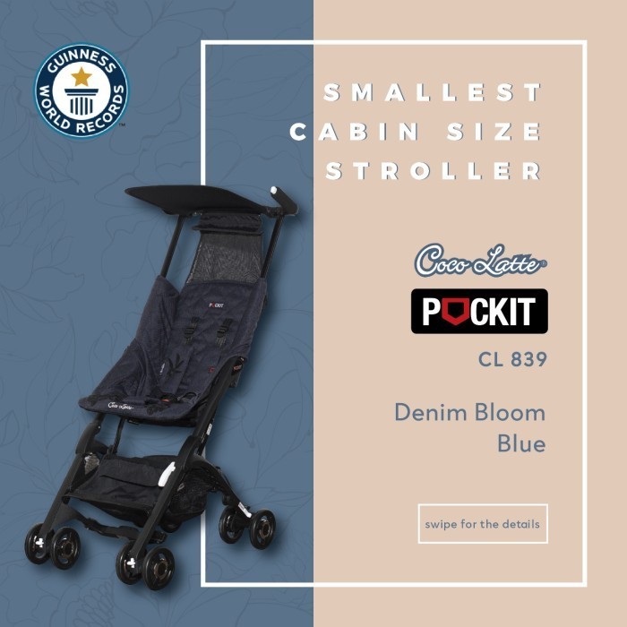 Cocolatte Cl 839 Pockit Denim Bloom