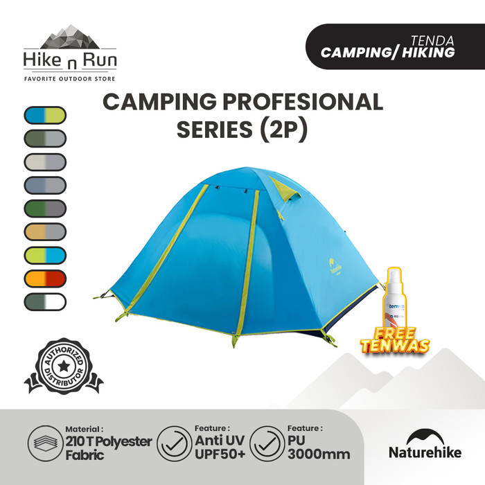 Tenda Naturehike P Series 2P Nh18Z022-P Camping Tent