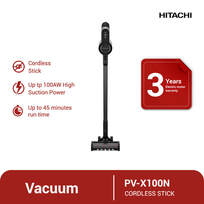 Vacuum Cleaner Hitachi Pv-X100N Cordless Stick Pvx100N