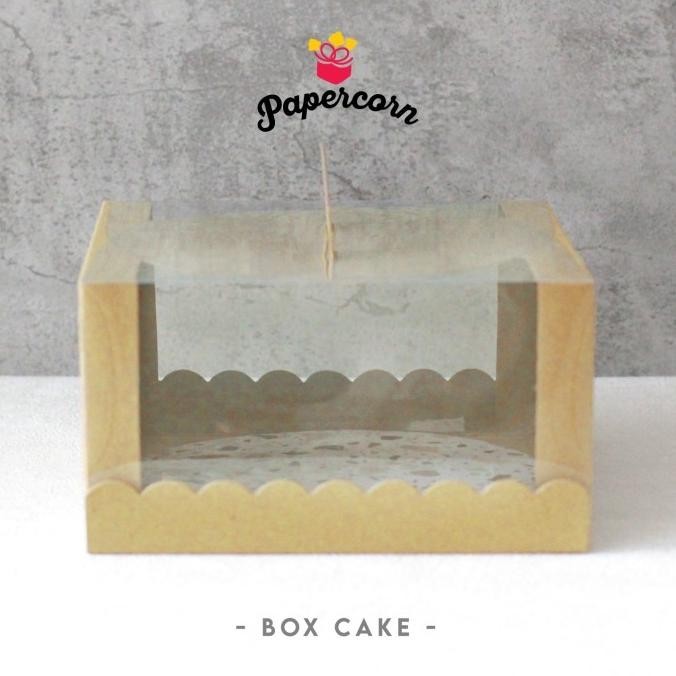 BOX MIKA Kue/Bolu/Cake 22x22x12 cm