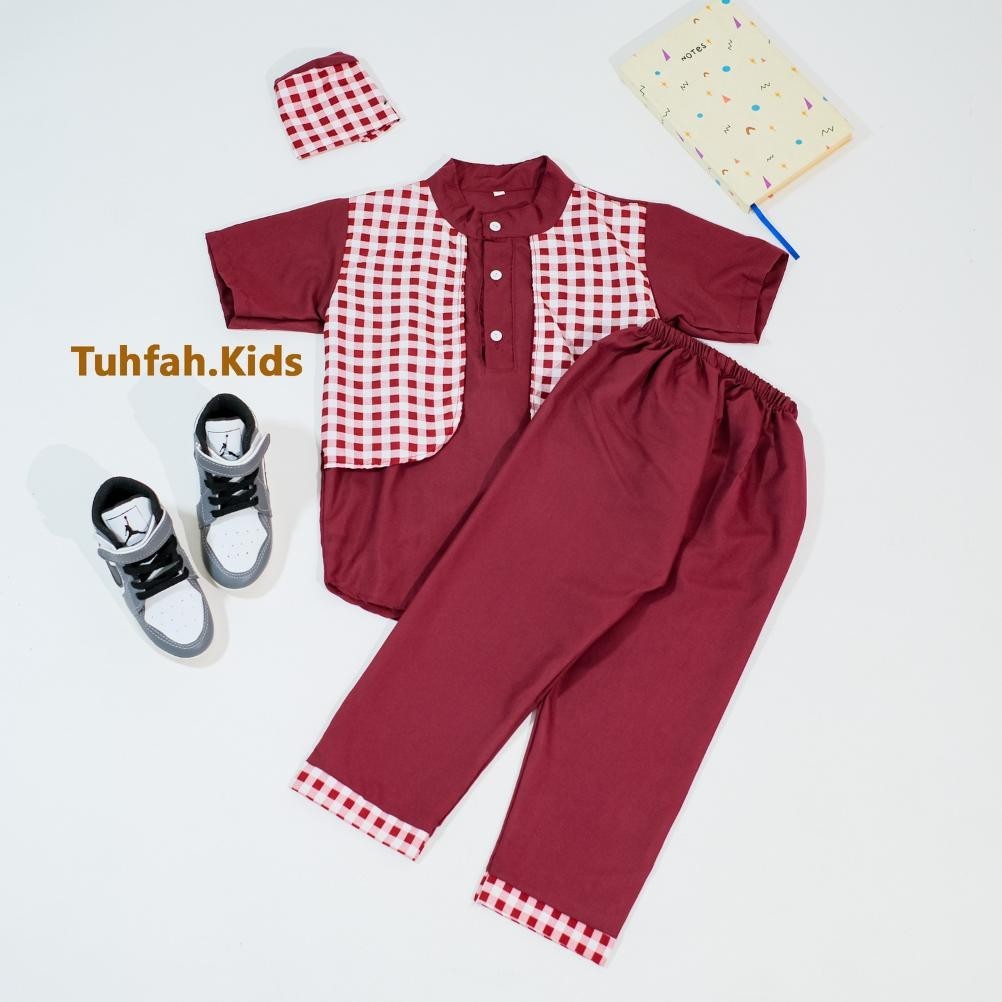 BAJU KOKO ANAK QATAR UNTUK LEBARAN DAN MENGAJI 2024//KOKO ANAK LAKI LAKI//PAKAIAN MUSLIM ANAK LAKI L