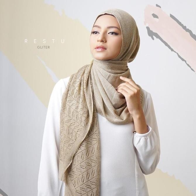 RENATA GLITTER - PREMIUM HIJAB SHAWL KERUDUNG PASHMINA JILBAB INSTAN