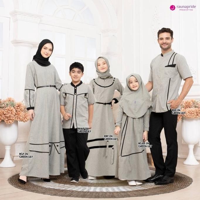 Sarimbit Couple Rauna Sr 04 Green Lily / Rkf 04 - Rgf 04 - Rrf 04 - Stok Terbatas