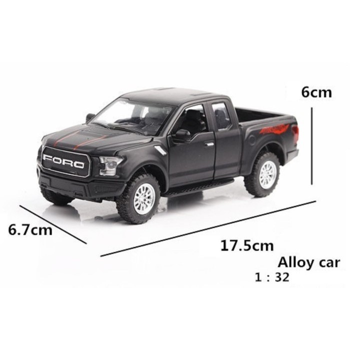 1:32 Ford Ranger F-150 F150 2017 Diecast Mobil Mainan Miniatur