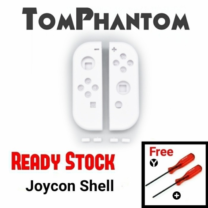 Nintendo Switch Oled Joycon Shell Putih Joycon Housing