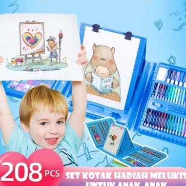 

Termurah Crayon Set 208 Pcs Pensil Warna Menggambar Mewarnai Melukis Anak-Anak Krayon Cat Cair Pastel Koper Set Lengkap Kado Anak Colouring Gift Takasimura Store Tre-57
