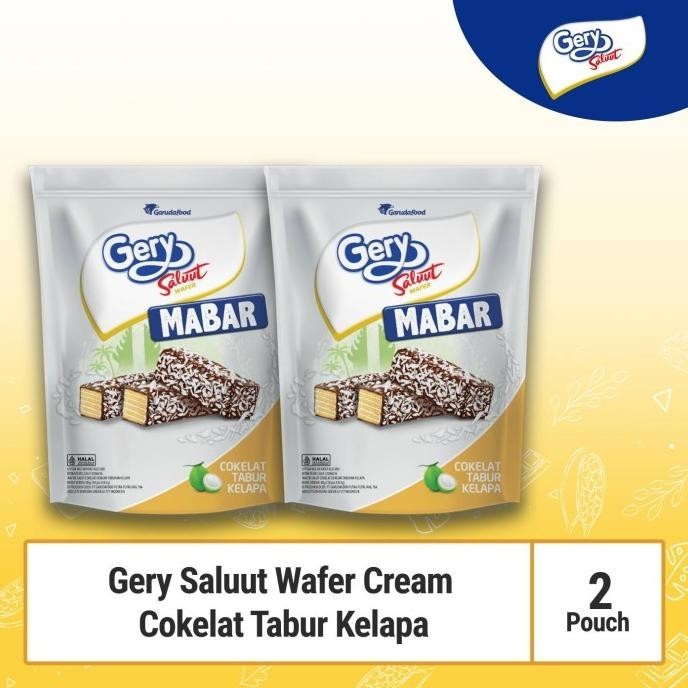 

Terlaris Gery Saluut Wafer Cream Coklat Tabur Kelapa - Biskuit / Wafer Limited Edition