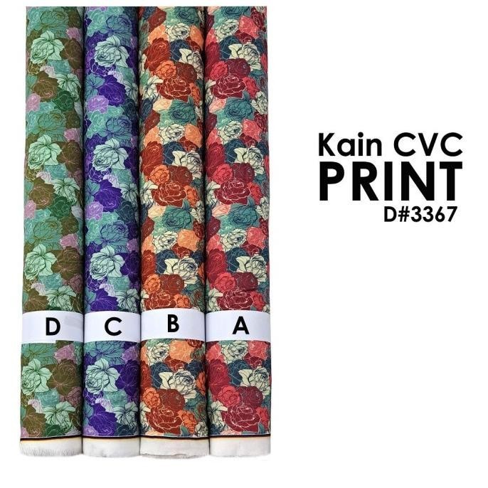 

New Sale Kain Katun / Kain Print Cvc D-3367 Pengiriman Cepat