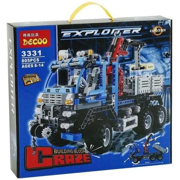 Mainan Edukatif Balok BRICKS DECOOL 3331 Exploiter Craze - 805 pcs