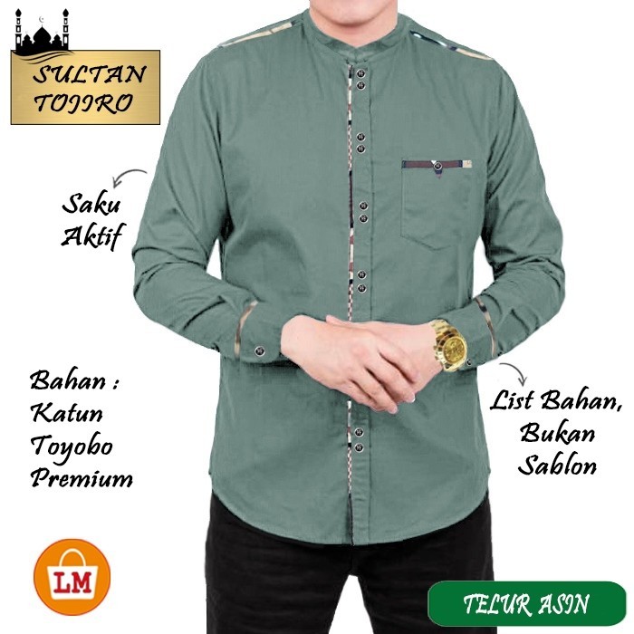 Ter Terlaris Baju Koko Pria Lengan Panjang Terbaru 2021 Sultan Tojiro Lms 23355 Terbaru